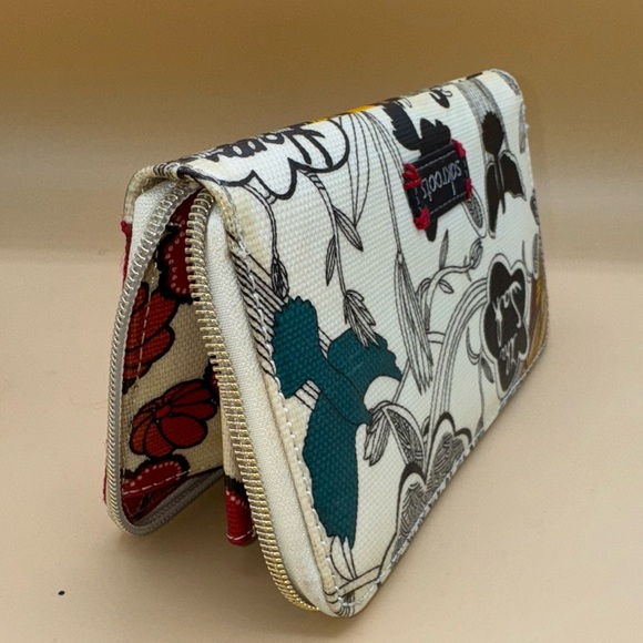 Sakroots Artist Circle Women's Multicolor Wallet Zipper Closure, Peace Birds EUC - Picture 3 of 10